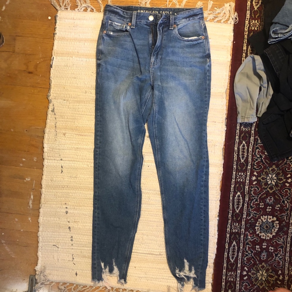 American Eagle Boyfriend Jeans- Size 0 Long